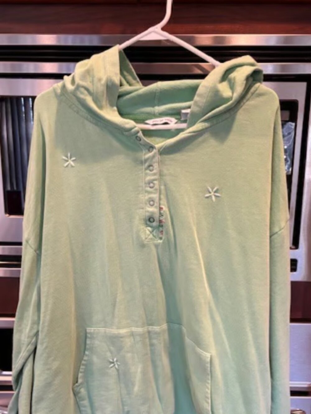 Peace Love World Summer Lime Green Hoodie 2X